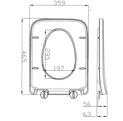 Крышка сиденье Arrow PG004-ZPA - фото 3